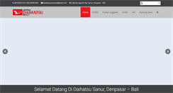 Desktop Screenshot of daihatsusanur.com