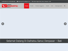 Tablet Screenshot of daihatsusanur.com